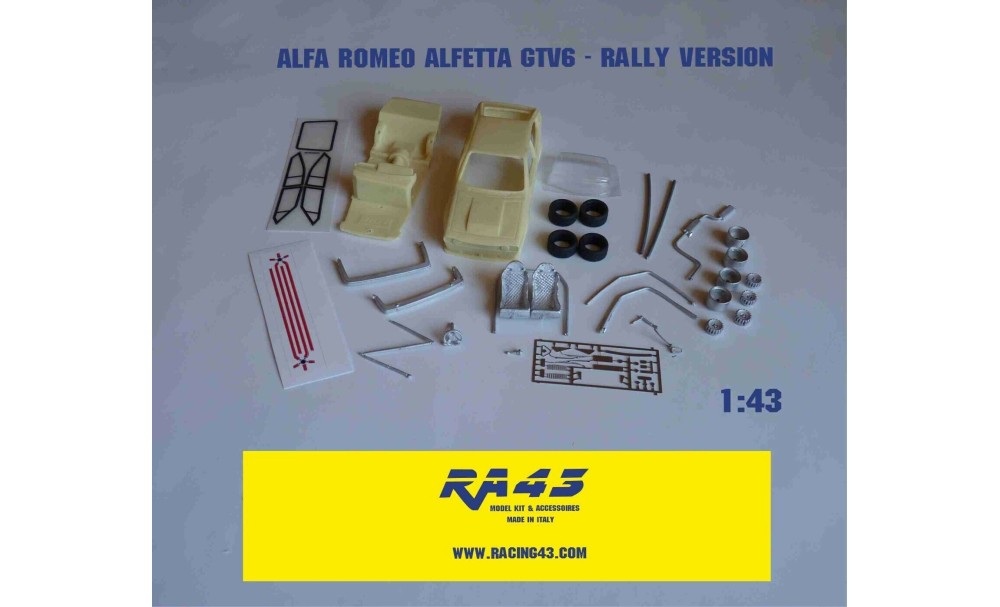 1/43 kit Alfa Romeo GTV 6 Rally Lana 1979 Ormezzano