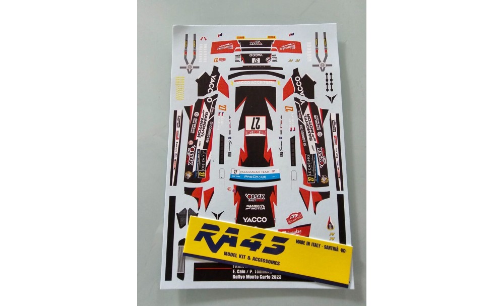Kit Miniature Skoda Fabia Rally WRC – Monte Carlo 2017, 1/43, Accromini