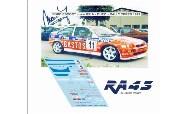Decals: 1/43 Ford Escort CSW Gr.A Rally Ypres 1995 Duez