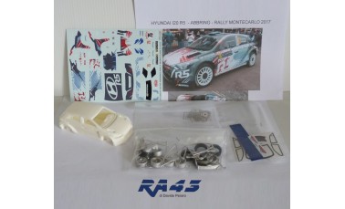 Decals: 1/43 KIT HYUNDAI I20 R5 ABBRING RALLY MONTECARLO 2017