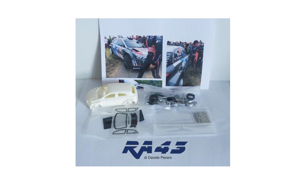 Decals: 1/43 KIT HYUNDAI I20 R5 LIM RALLY YPRES 2017
